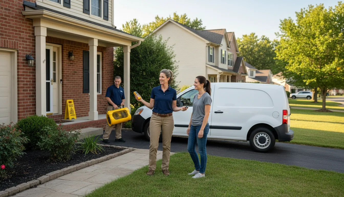 Residential water damage restoration in Hatboro, PA